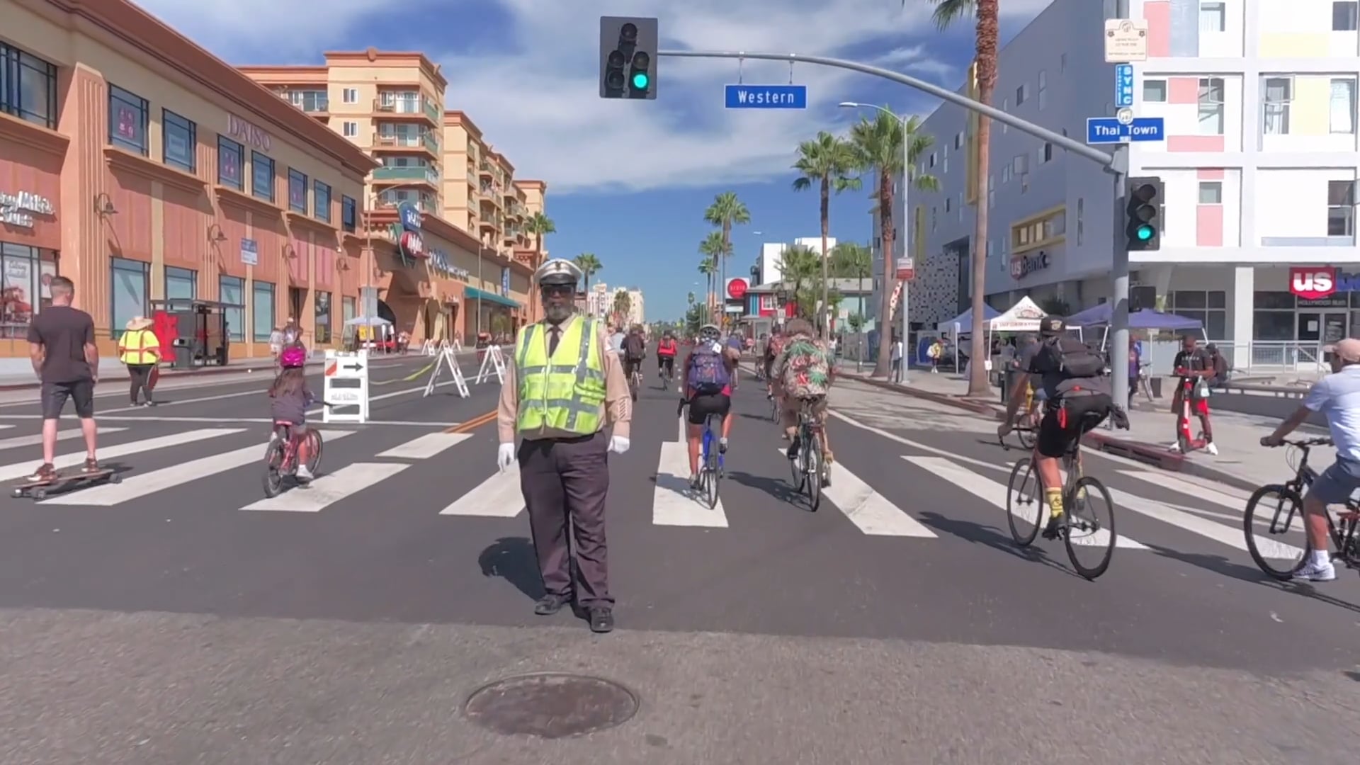 Watch CicLAvia Hollywood California USA America's biggest Car