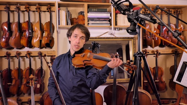 Violin Chapter 2, Finger pattern 4, High fourth finger (♩=40)