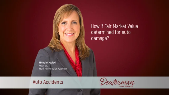 Auto Accidents How is Fair Market Value determined for auto damage