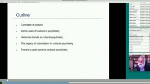 Cultural Psychiatry 101 Feb 5 2018 (Recorded version)