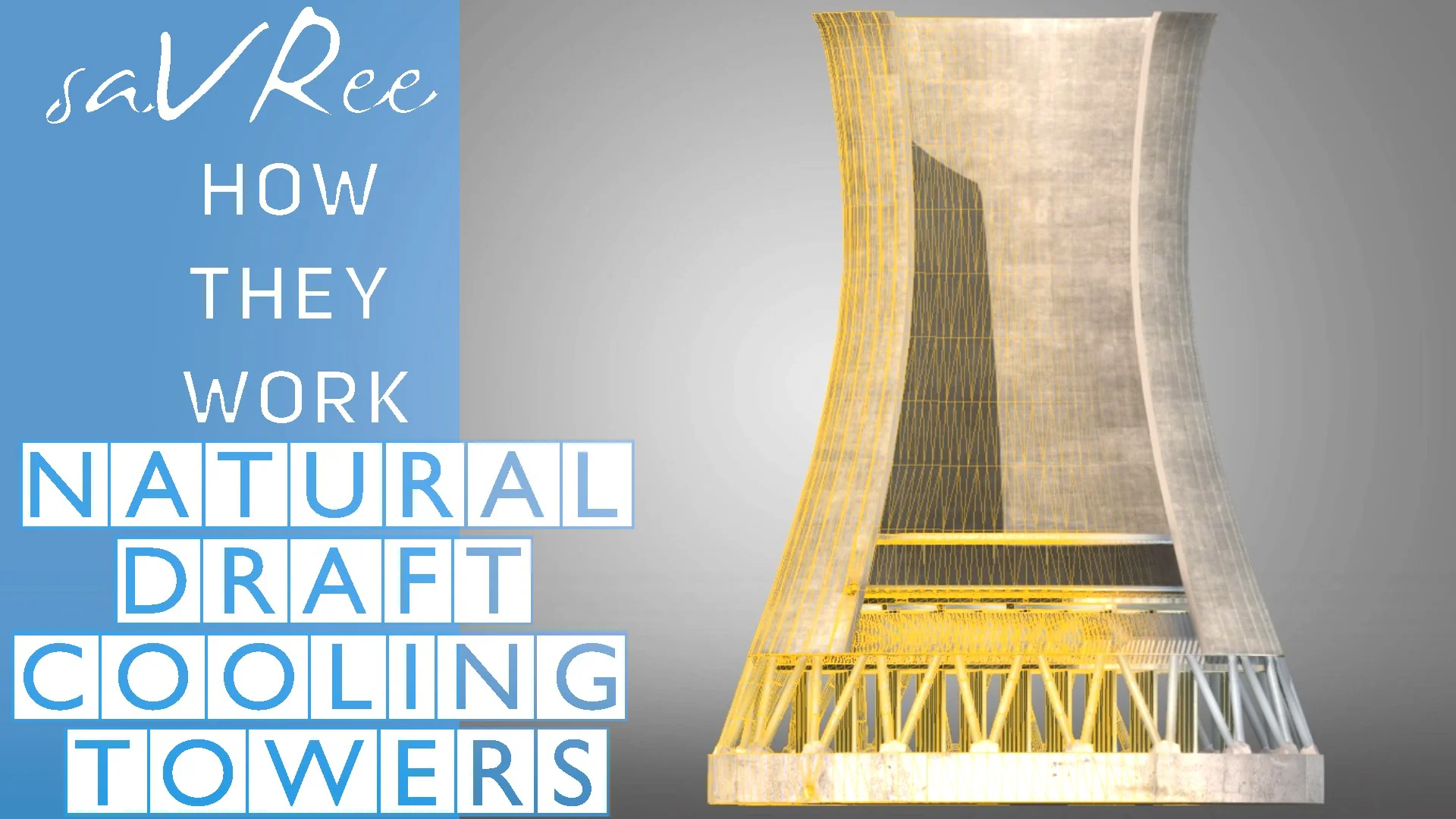 How Natural Draft Cooling Towers Work (Stack Effect) on Vimeo