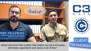 Quality Heat Treat AGM Jose Velazquez and SAT Technician Anthony Cuevas Talk About the Benefits of C3 Data