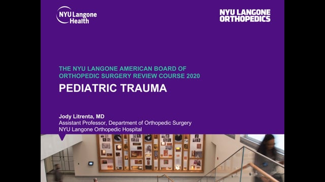 Pediatric Trauma