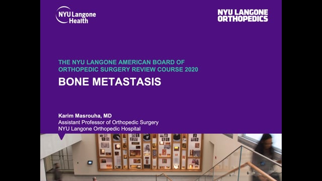 Bone Metastasis