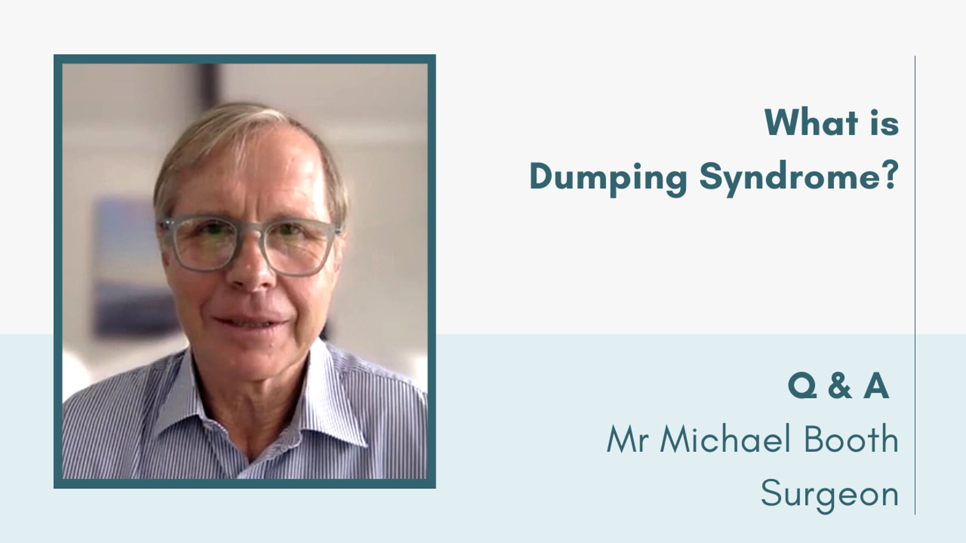 Dumping Syndrome