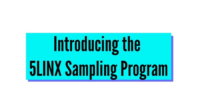 3656Introduction to the 5LINX Sampling Program