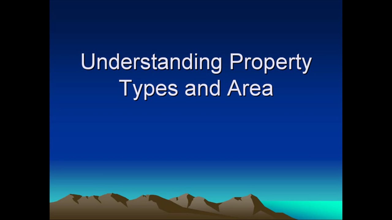 Understanding Property Types and Area