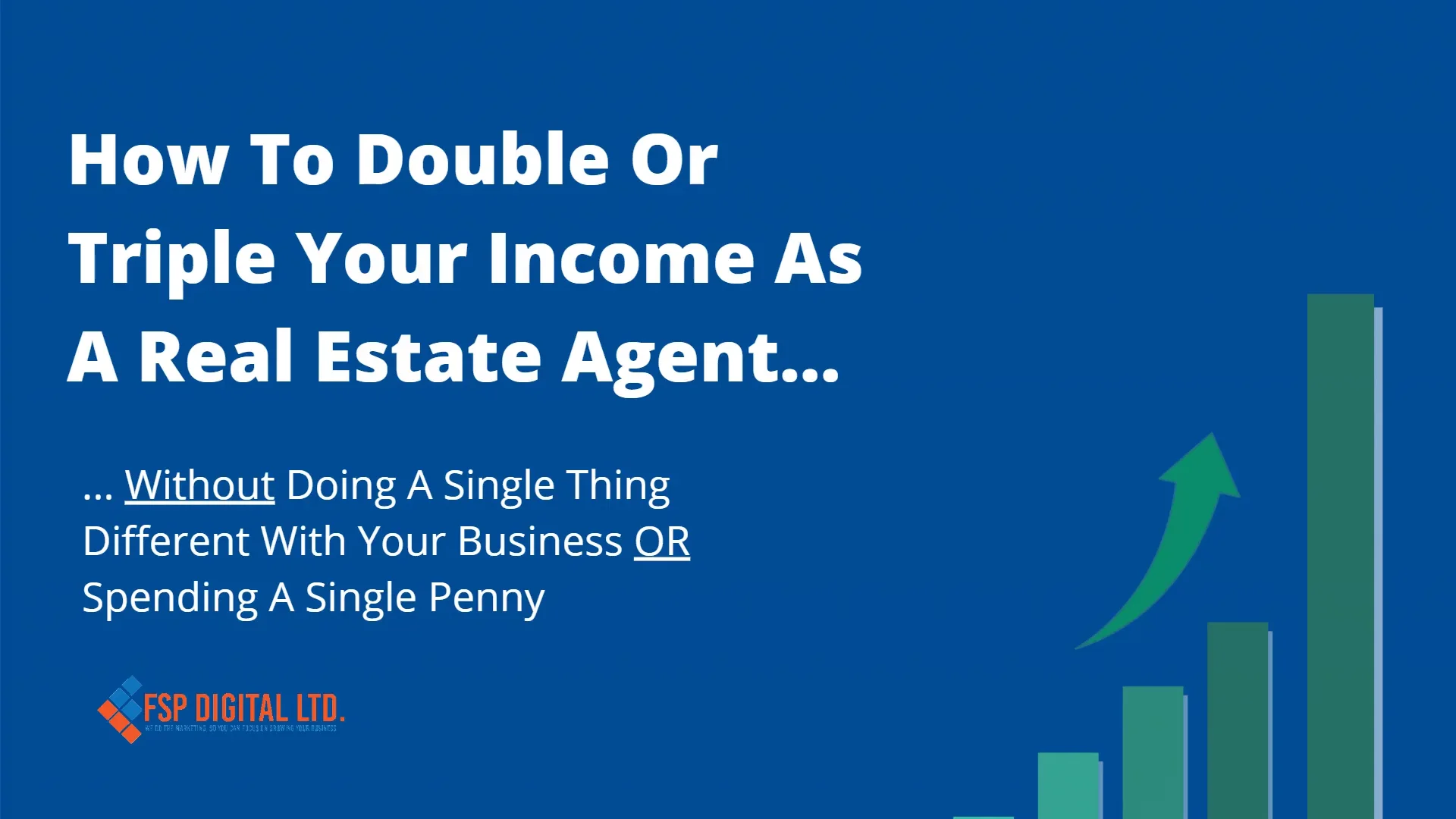Double Or Triple Your Income In Real Estate on Vimeo