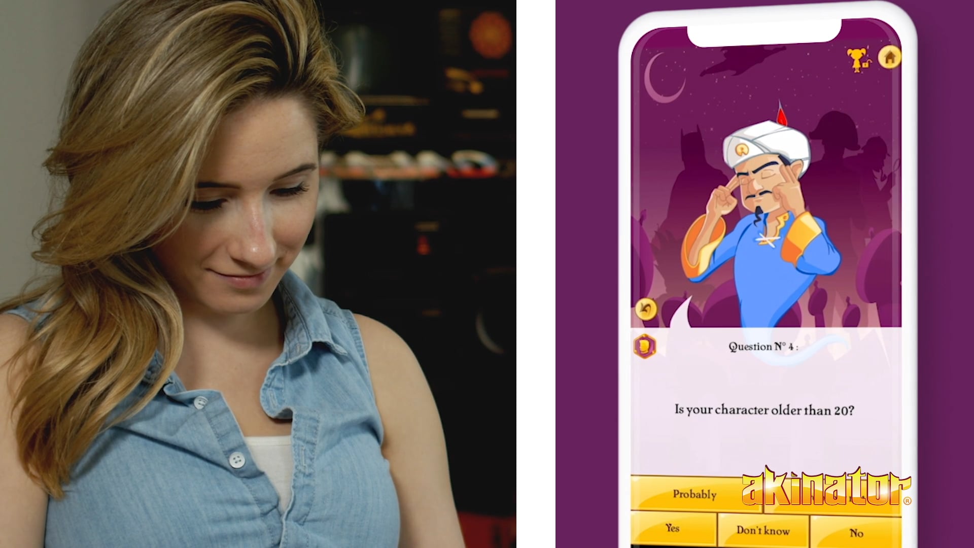 Genie Game Reads Your Mind - Akinator