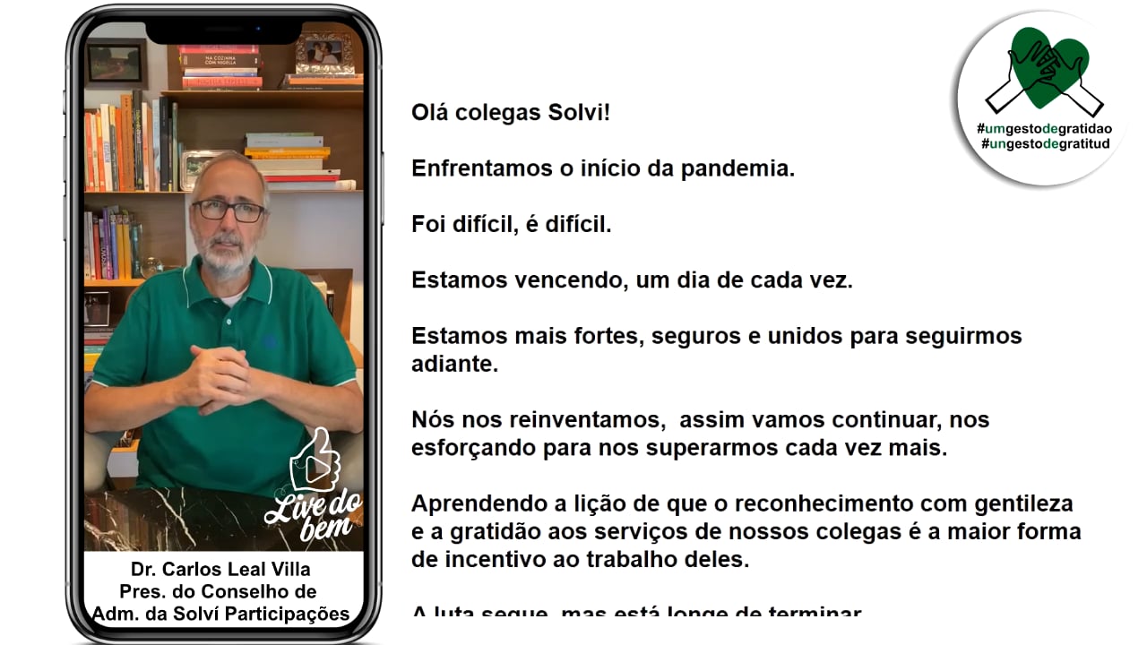 BOLETIM COVID - 043 - LIVE DO BEM - CARLOS VILLA