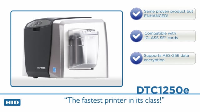 Fargo 50000 Dtc1250e Single Sided Id Card Printer