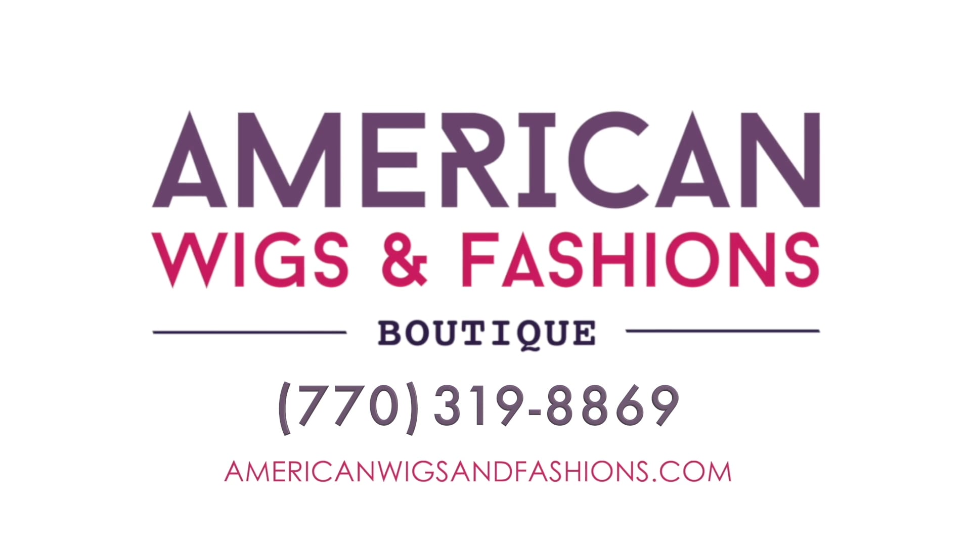 American Wigs & Fashions Special $149 Sale