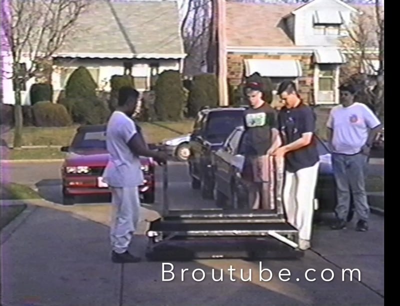 Eric rehearsing an illusion as a kid
