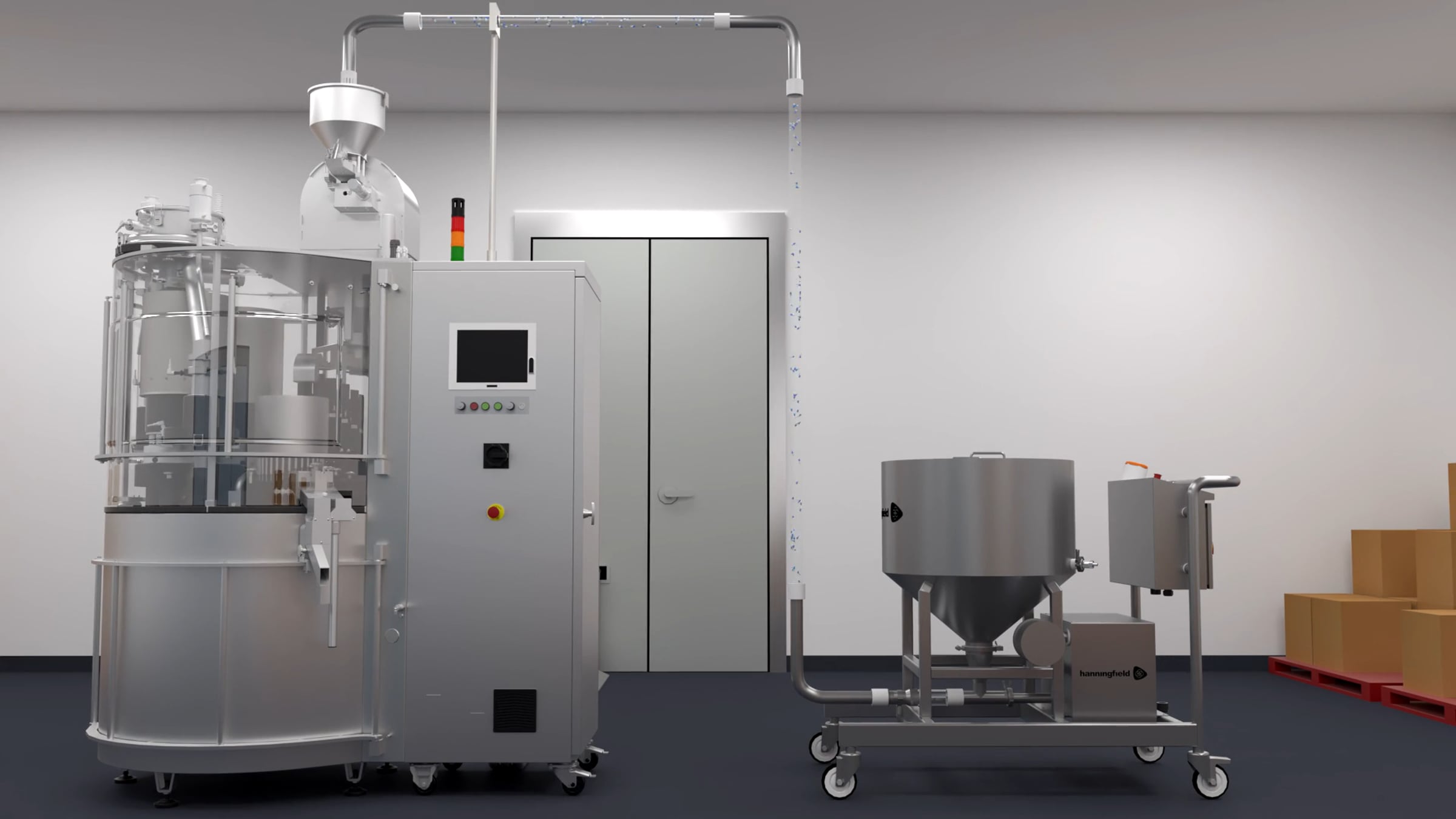 Hanningfield CapsuJet: Capsule Transfer System