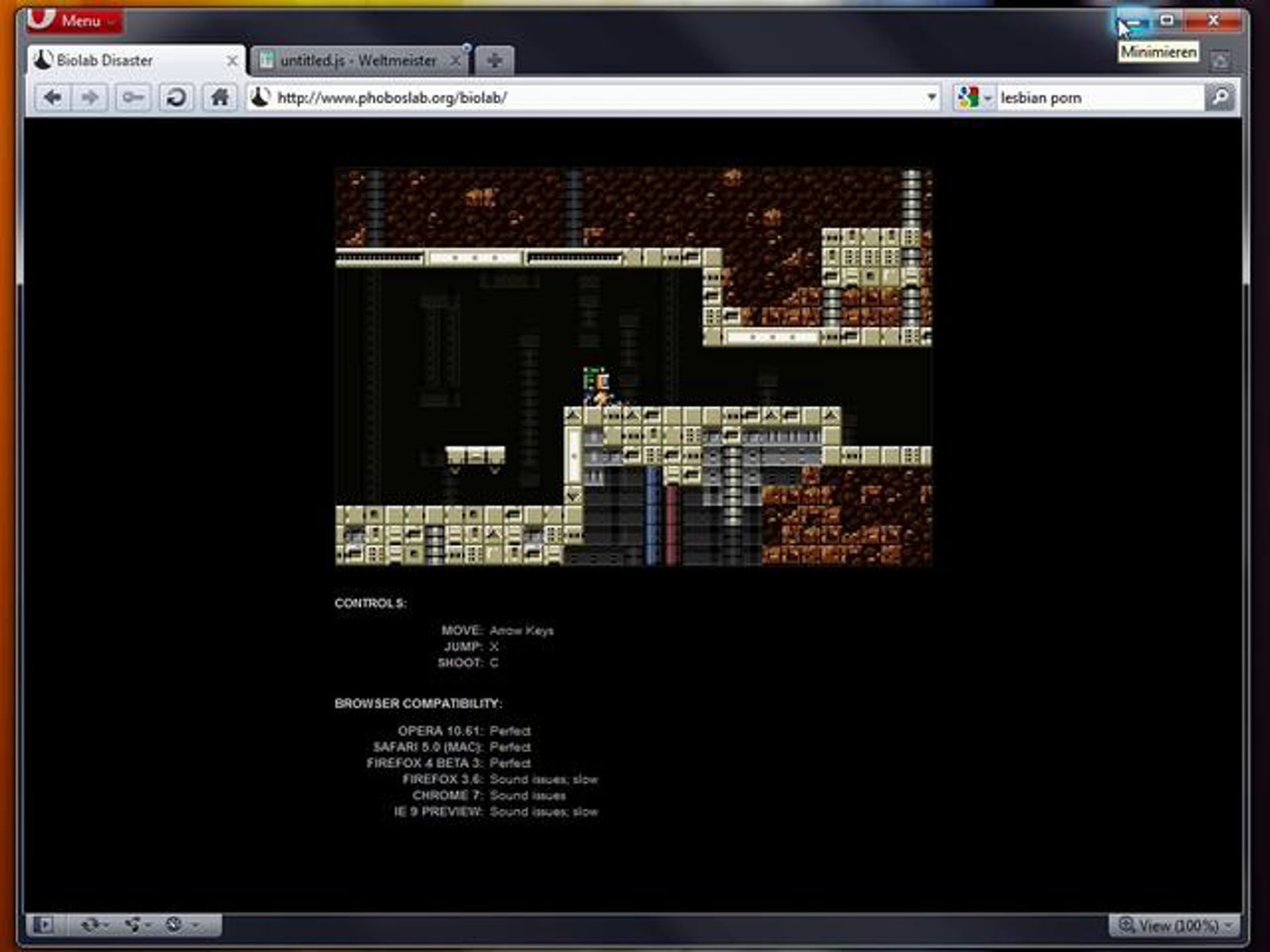 Biolab Disaster - HTML5 Game