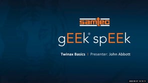 Webinar: Twinax Basics