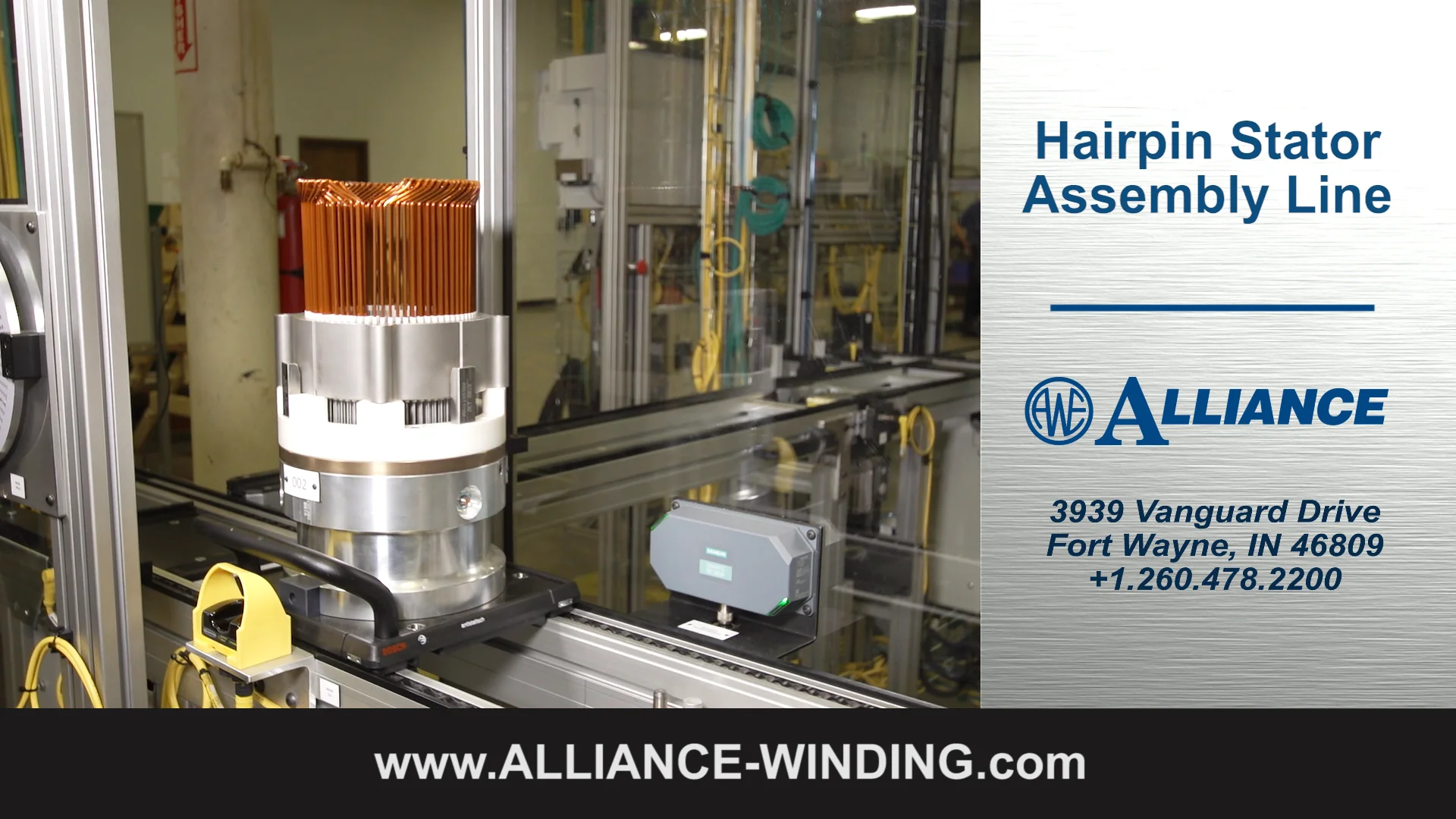 Hairpin Stator Assembly Line on Vimeo