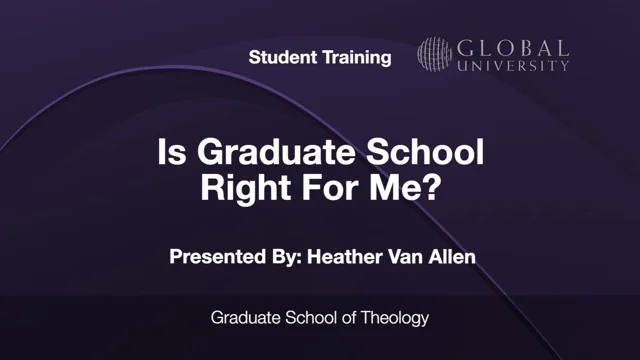 Is grad school for you?