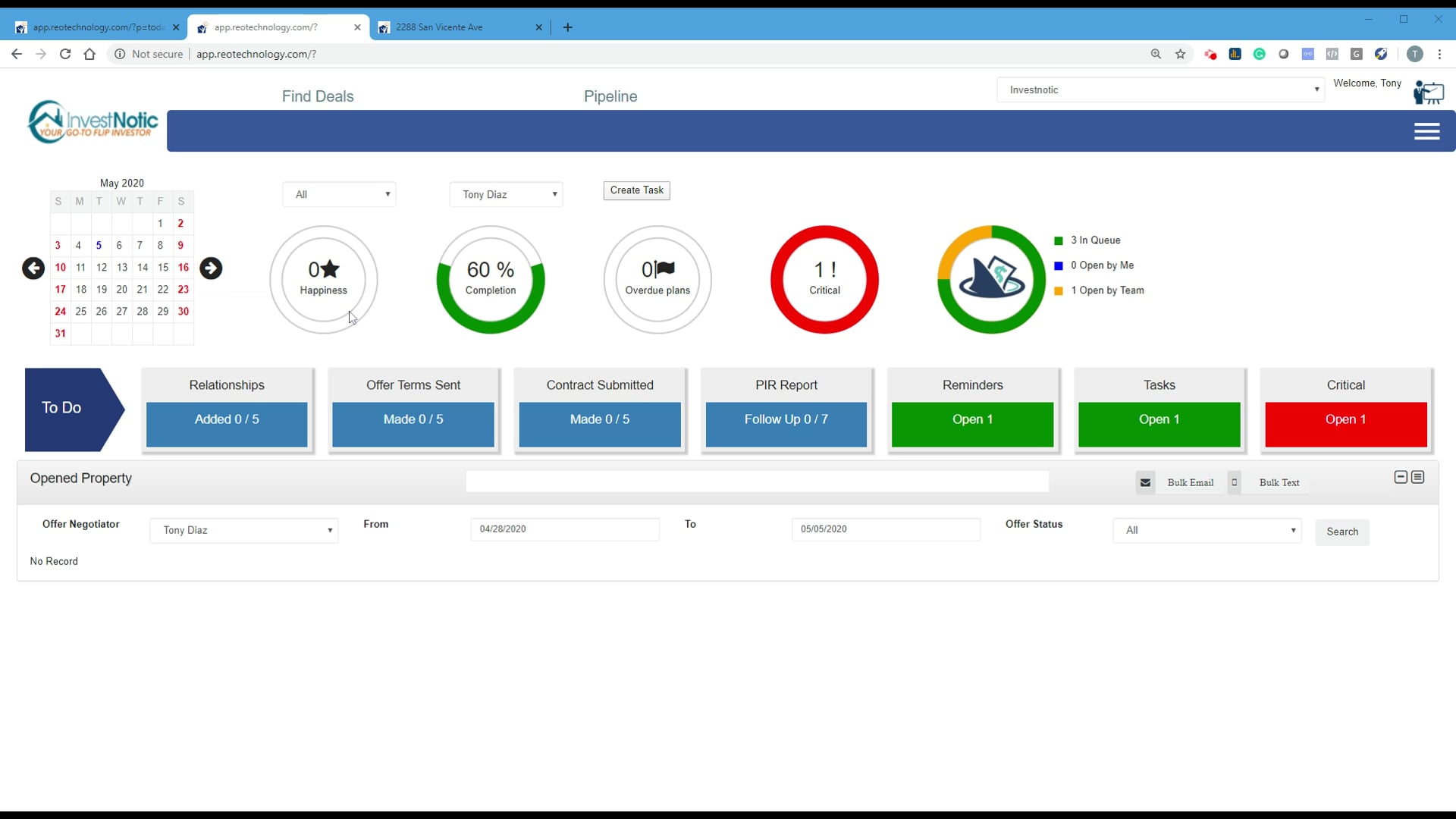 Dashboard on Vimeo