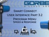 06-03.2 Gorbel G-Force Q2 & iQ2 Smart Connect User Interface Program Menu Speed & Response