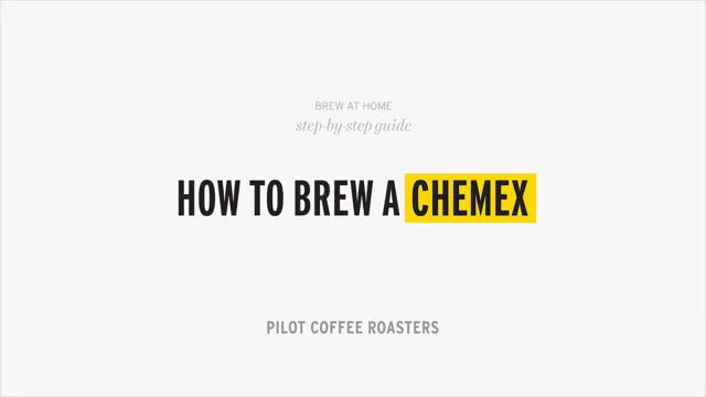 Chemex Brewing Guide: How to Make Chemex Coffee