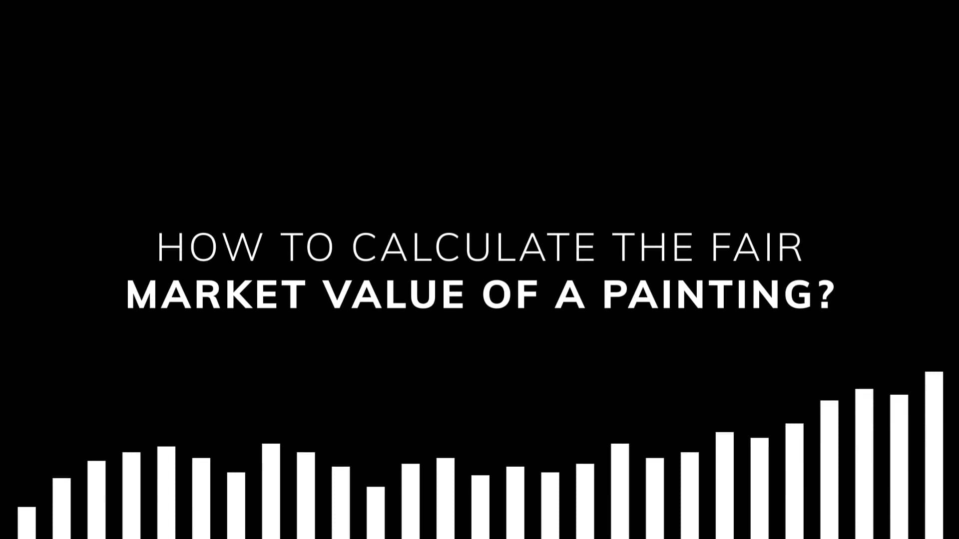 How to calculate the fair market value of a painting on Vimeo