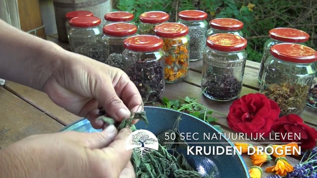 50 sec Natuurlijk Leven – Kruiden drogen