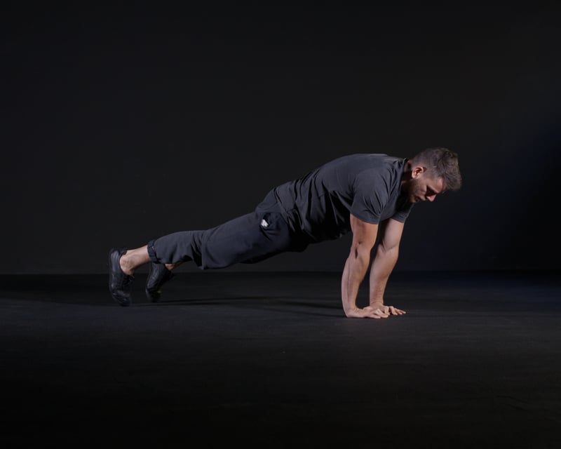 Diamond to Regular Push Ups