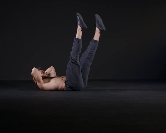 Leg Flutters Up and down