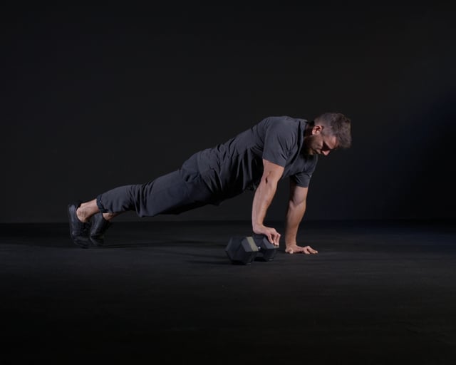 Uneven Push Ups - Right