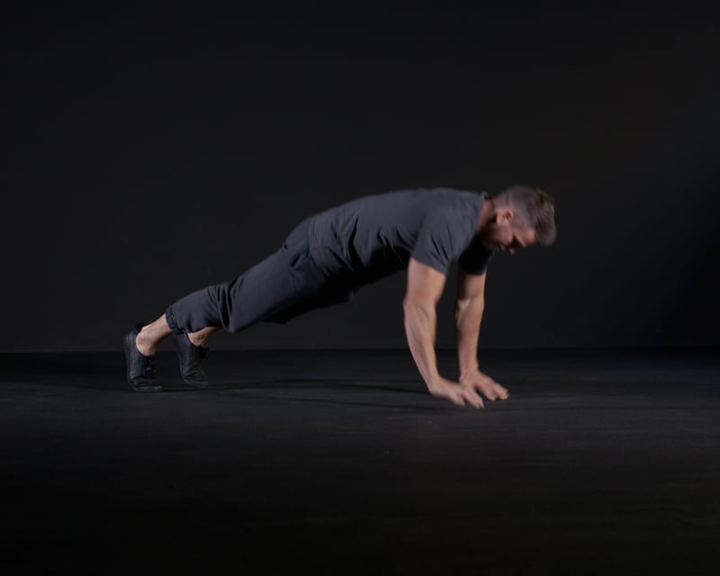 Spartan Push Ups With Change