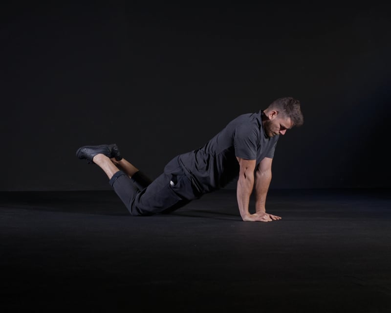 Diamond Knee Push Ups
