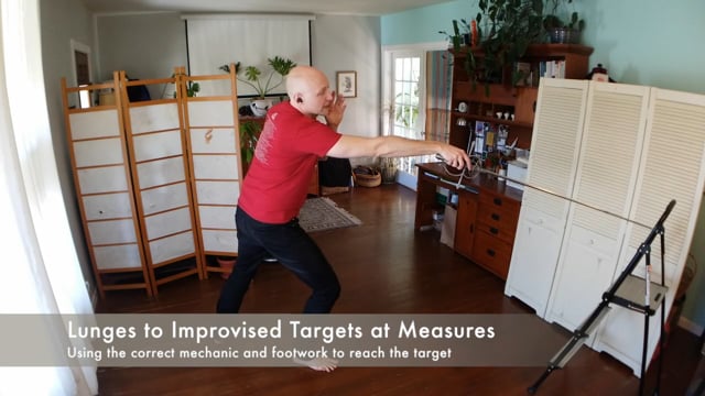 Lunges to Improvised Targets at Measures | RA Solo