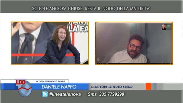 TELENOVA - Linea D'Ombra - Il Dr. Daniele Nappo sui temi "Didattica a Distanza e Maturità"