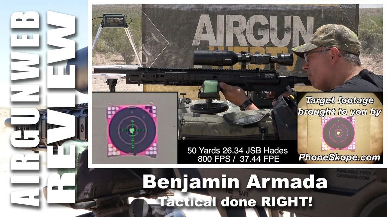 AIRGUN REVIEW Benjamin Armada .25 This is Tactical Done Right www.pyramydair