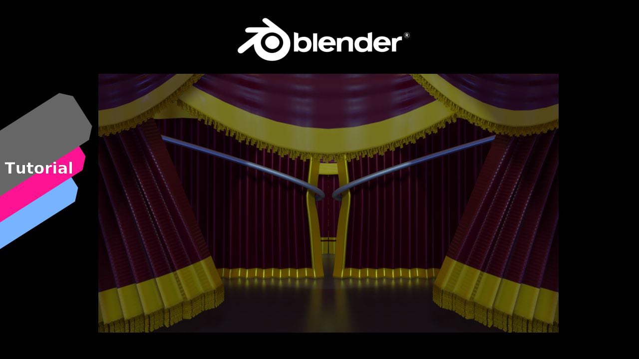 Blender Mograph: Curtains' opening Part 1