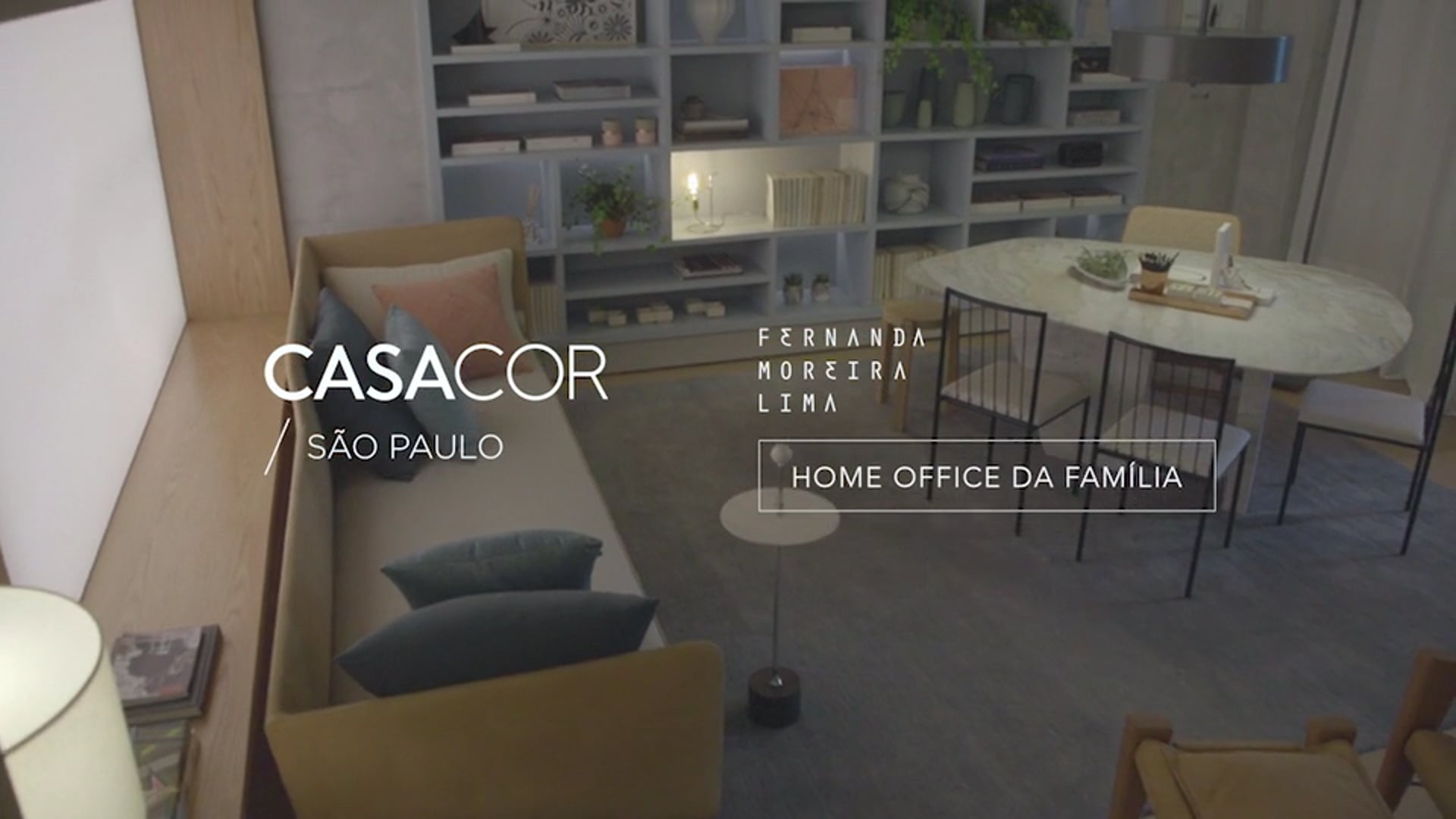 Home Office da Família - Casacor 2019 (por Fernanda Moreira Lima)