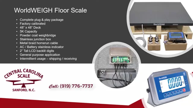 WorldWEIGH Floor Scale