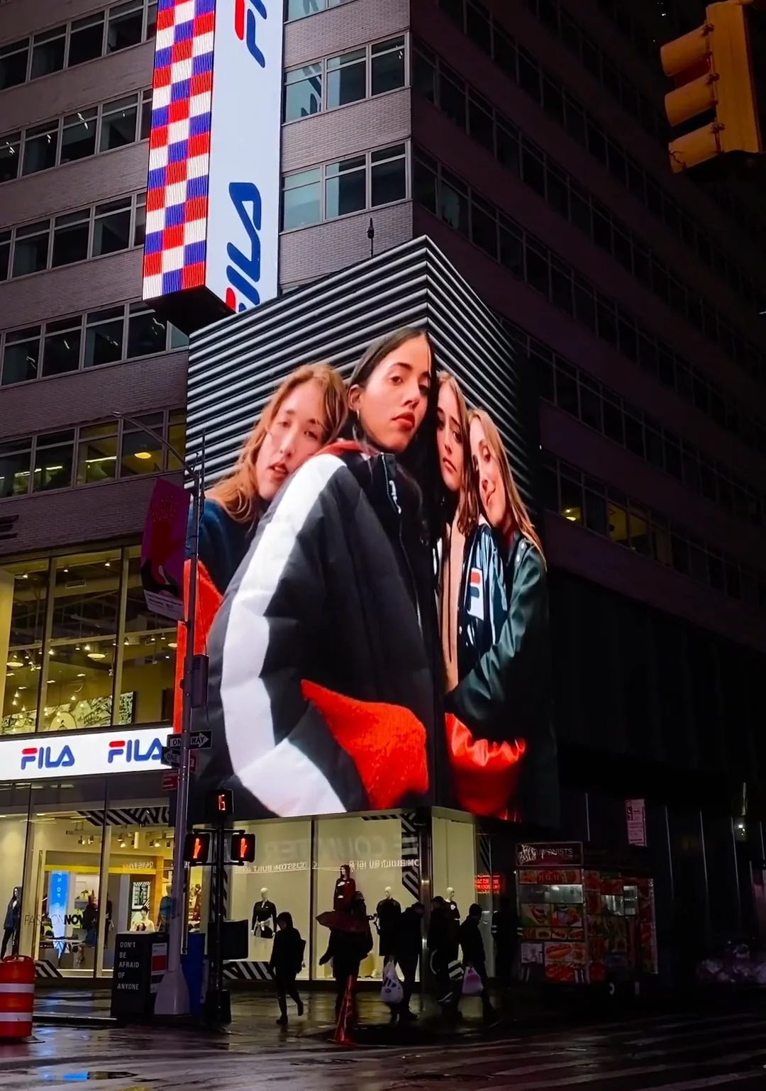 Fila billboard store