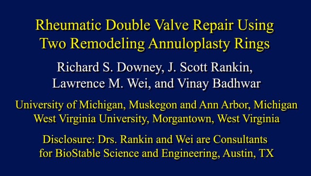 Multiple Valve Disease (Rheumatic Double Valve)