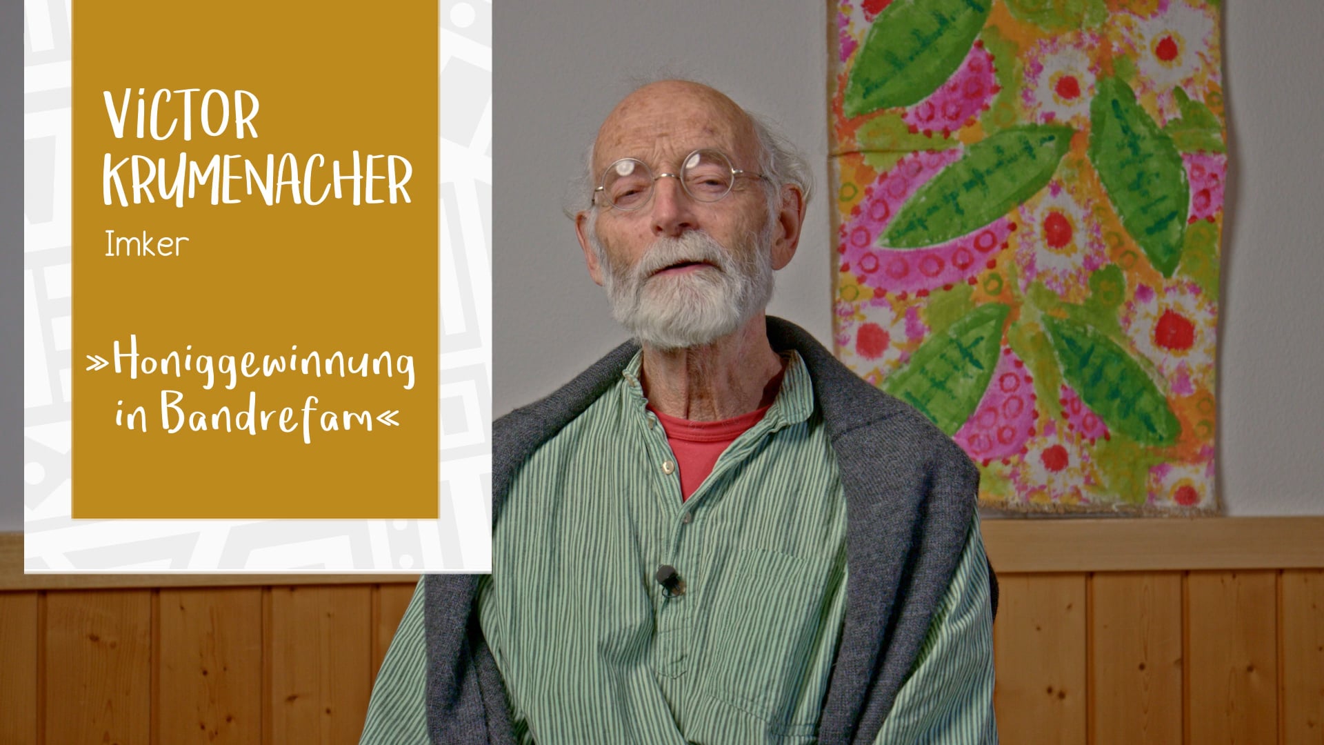 Victor Krumenacher – Honiggewinnung in Bandrefam