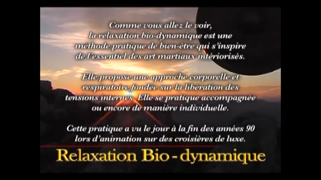 Atelier 40 "Relaxation Bio Dynamique + Accompagnement 21 jours" Pierre Pyronnet
