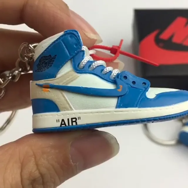 OFF-WHITE: Off White keychain in the shape of arrows - Blue