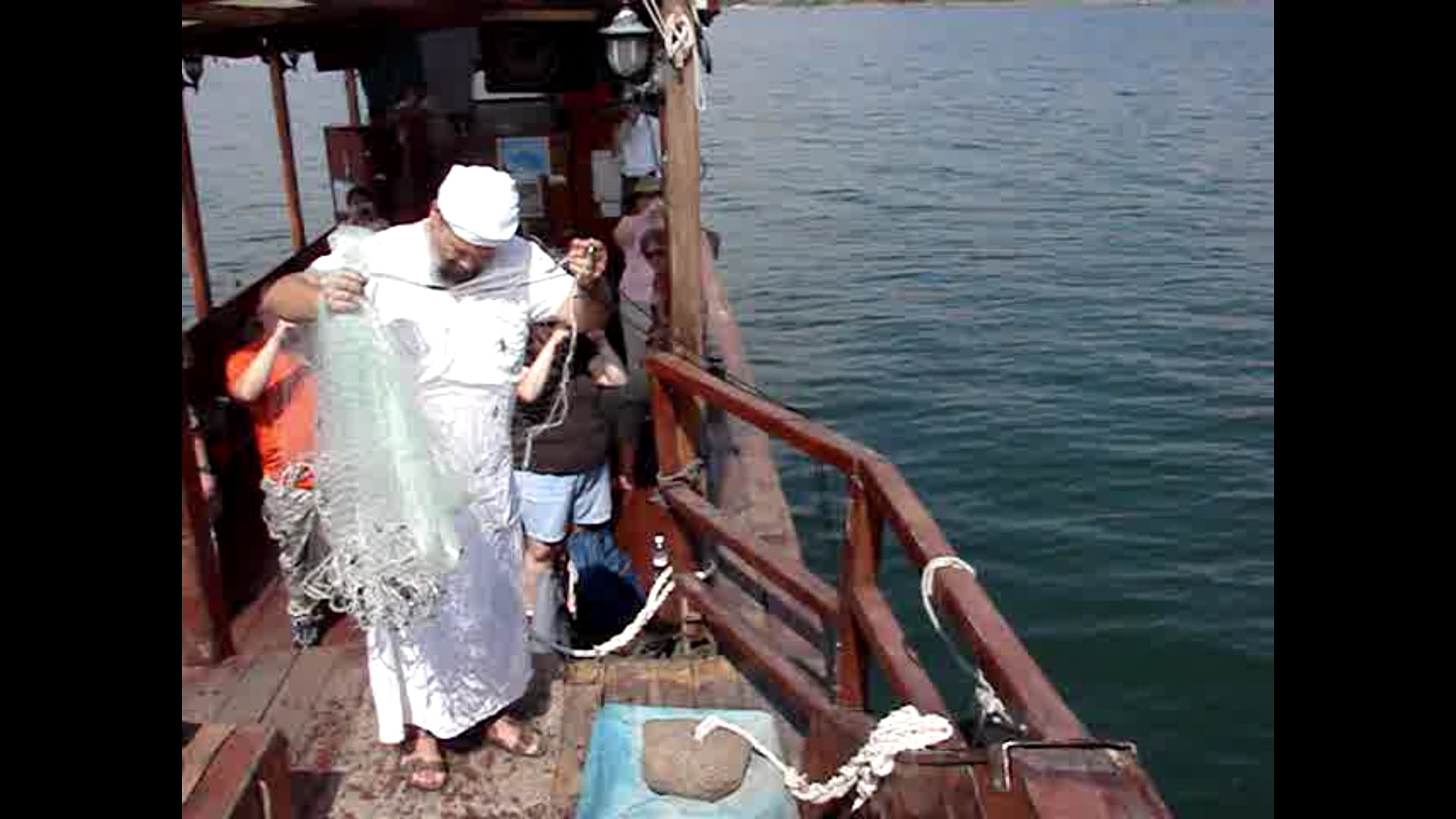 Fisherman Throwing Cast Nets (Matt 4:18)