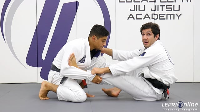 Playing Guard with Arm and Collar Control to Armbar