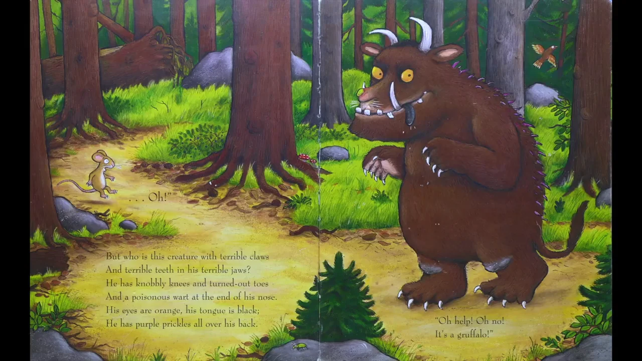 The Gruffalo Book Reading For Kids and Animated Story 