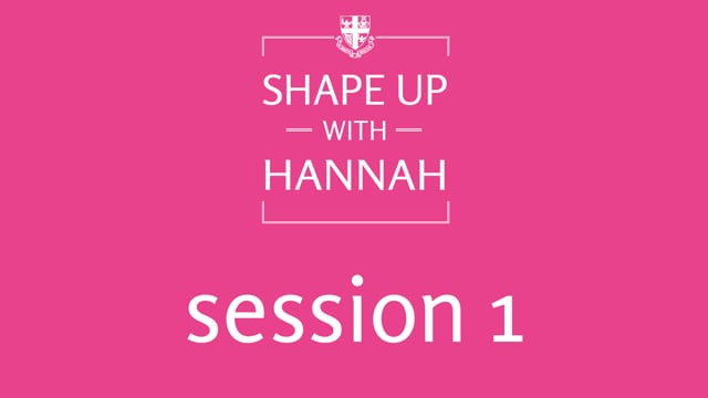 Shape Up With Hannah 1