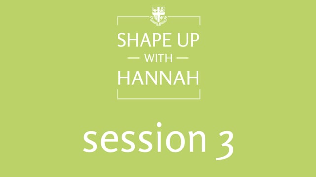 Shape Up With Hannah 3