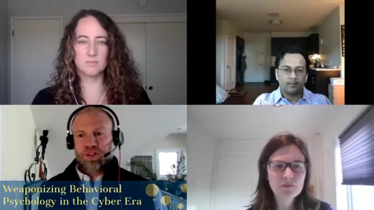 (2 PM) Weaponizing Behavioral Psychology in the Cyber Era