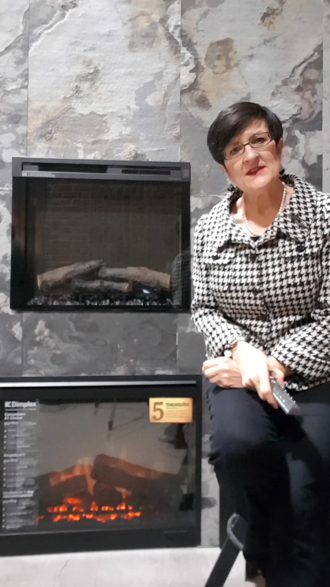 Dimplex DF3015 electric fireplace insert on Vimeo